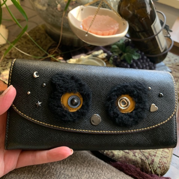 Authentic COACH 1941 Leather envelope snap flap bear wallet - Picture 11 of 15